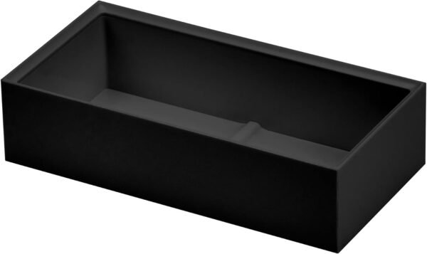 Desk Organizer Accessory Tray, Wide, Stacks for Desktop Storage, Black