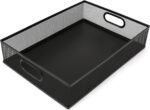 Desk Drawer Organizer, A4 Large Metal Mesh Desk Rrganizer Tray, Versatile Storage Box Set for Office  Supplies,13 x 9 inches